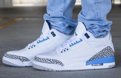 Jordan 3 Retro UNC Sneakers - Prime Pick | Fan Favorite