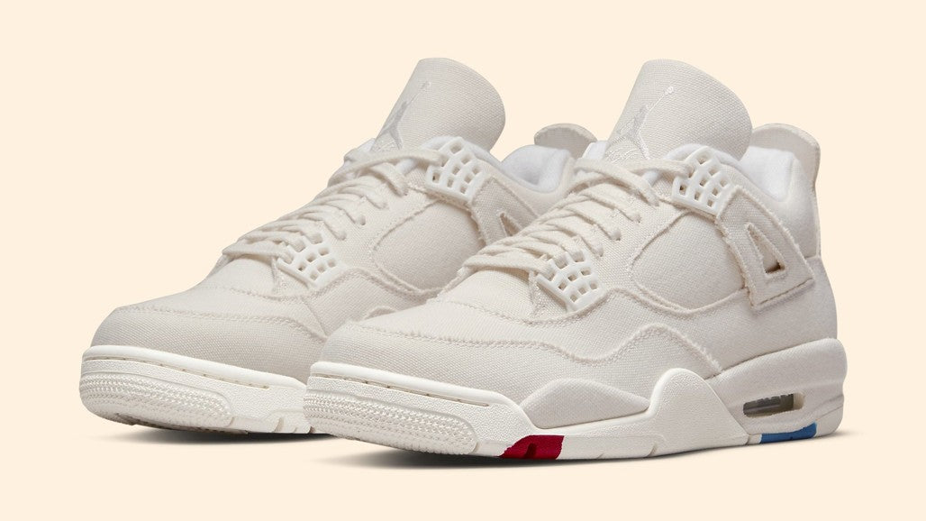 Jordan 4 Retro Blank Canvas Sneakers - Collaboration Release