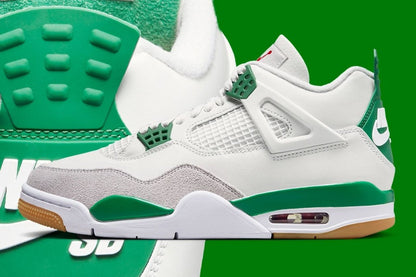 Jordan 4 Retro SB Pine Green Sneakers - Prime Pick | Designer Kicks
