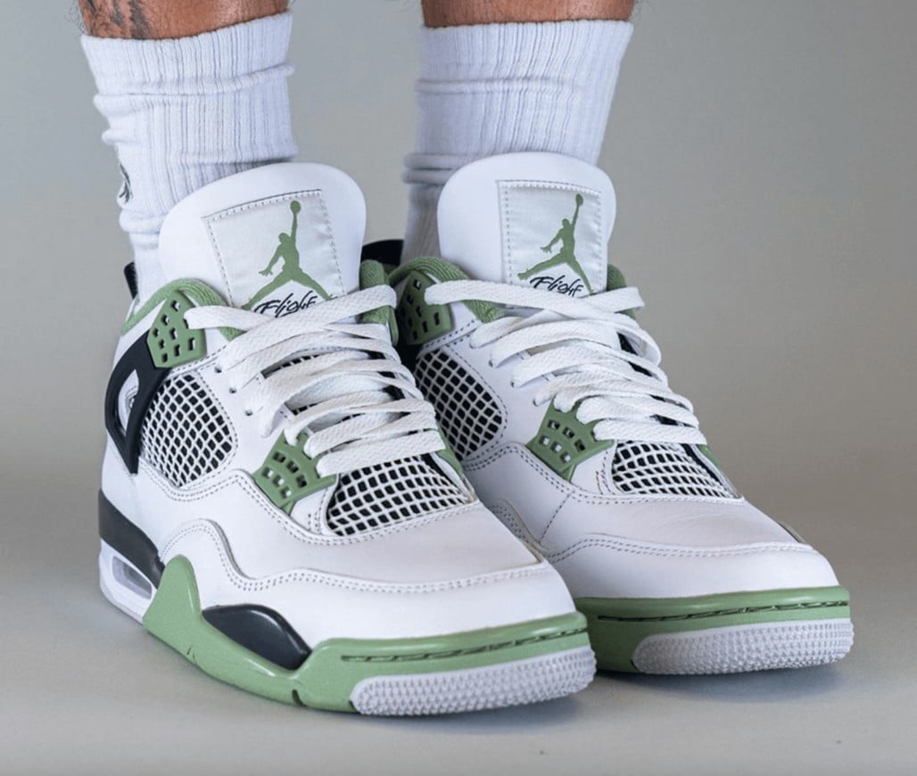 Jordan 4 Retro Seafoam Sneakers - Hype Release | Colorway of the Year