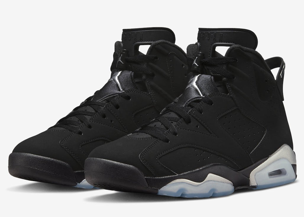 Jordan 6 Retro Chrome Metallic Silver Sneakers - Streetwear Essential