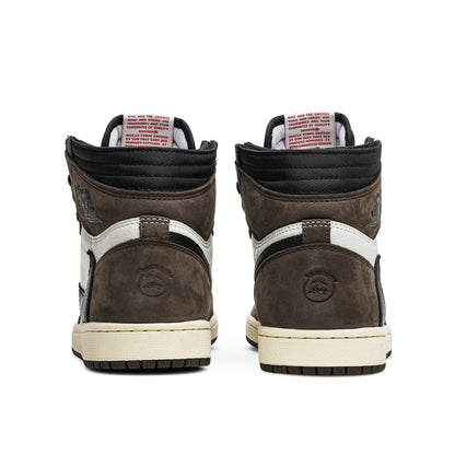 Travis Scott x Air Jordan 1 Retro High OG ‘Mocha’ CD4487-100 Sneakers - Retro...